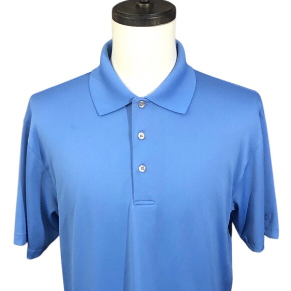 Pro Tour Air Golf Polo Shirt Mens Blue Large - Picture 1 of 8